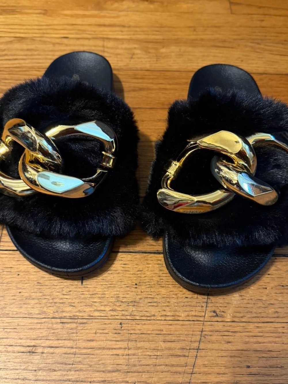 Black Fur Slides